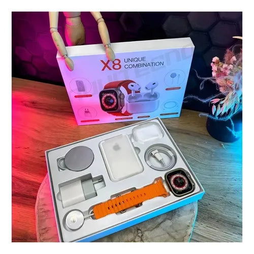 COMBO 6 EN 1💥 SMART WATCH + AUDÍFONOS ULTIMA GENERACION🔥