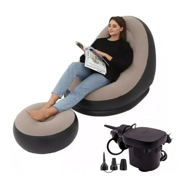 SOFA INFABLE + INFLADOR 🛋️