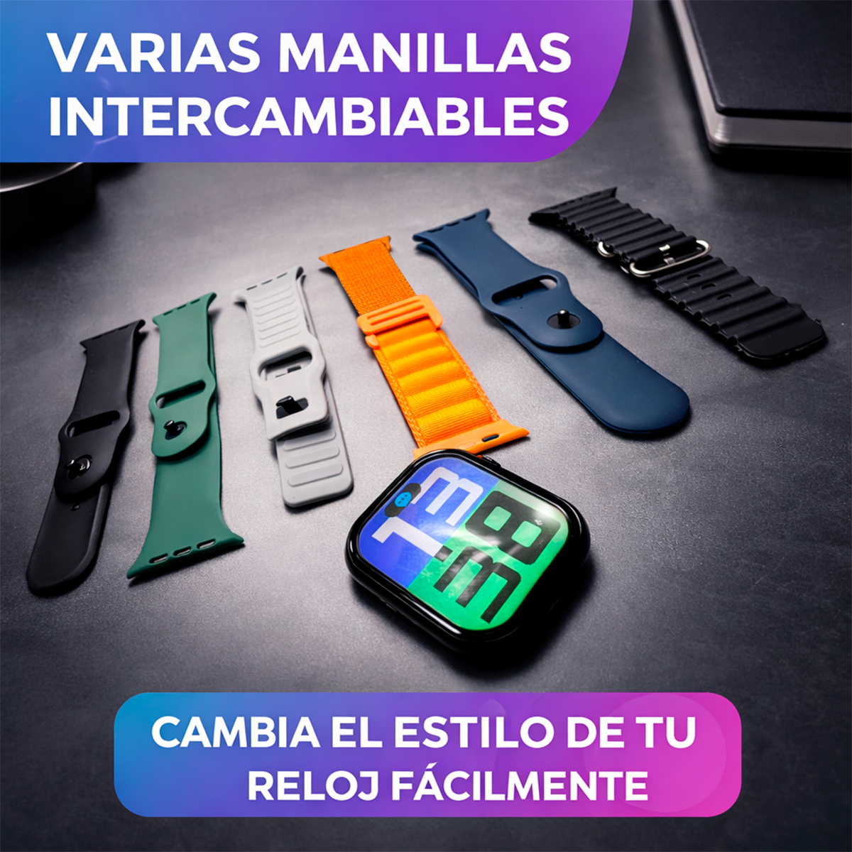 💵COMPRE: SMARTWATCH S1000 PROMAX / 🎁REGALO: AUDÍFONOS / COMBO 7+2